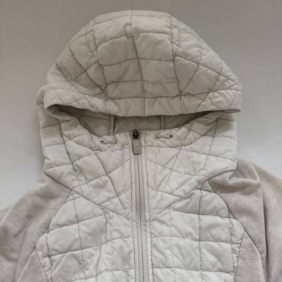 North Face Quilted Jacket Women’s Size XS White Gorpcore Hiking Outdoors - Picture 2 of 12
